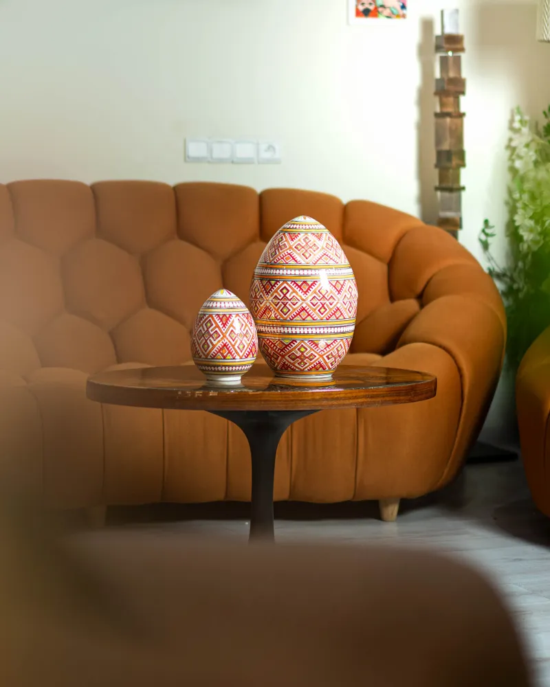 Design objects - ANDALUSIAN FLAME EGG - NOUR BOUGIE