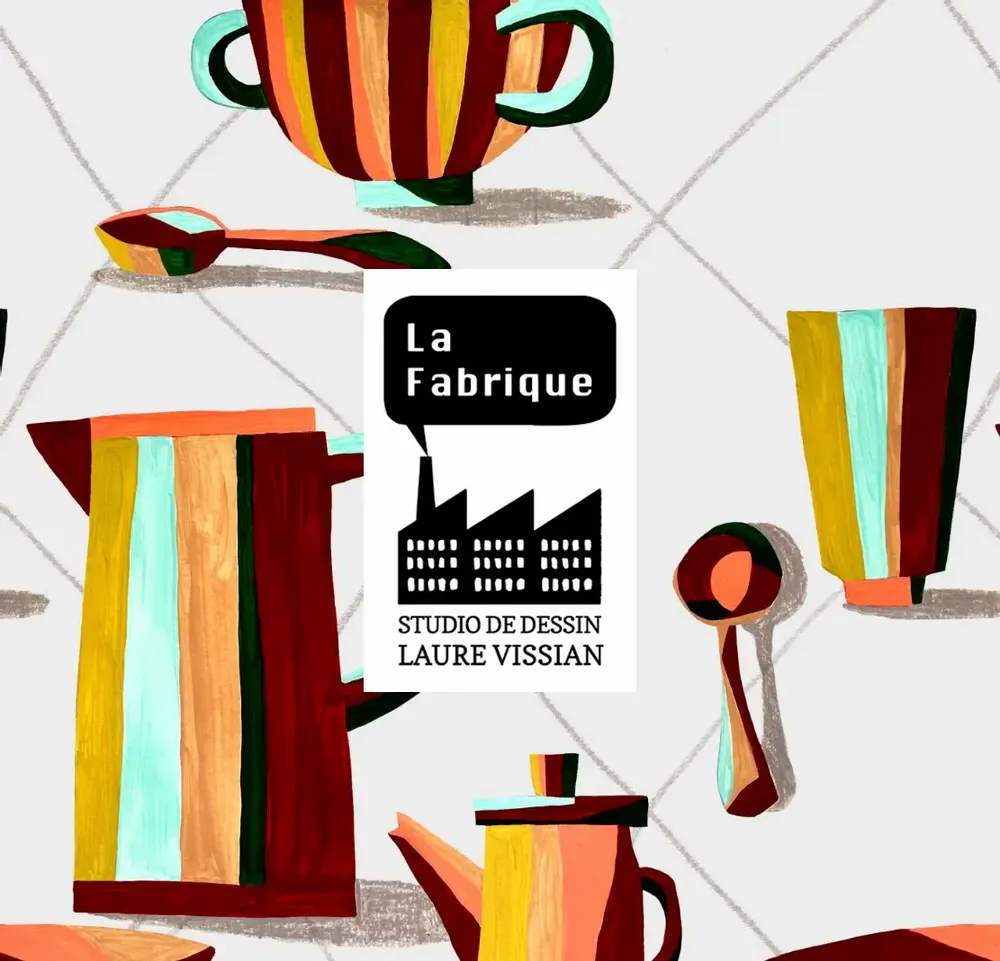 Textile and surface design - PATTERN DESIGN - LA FABRIQUE DESIGN TEXTILE