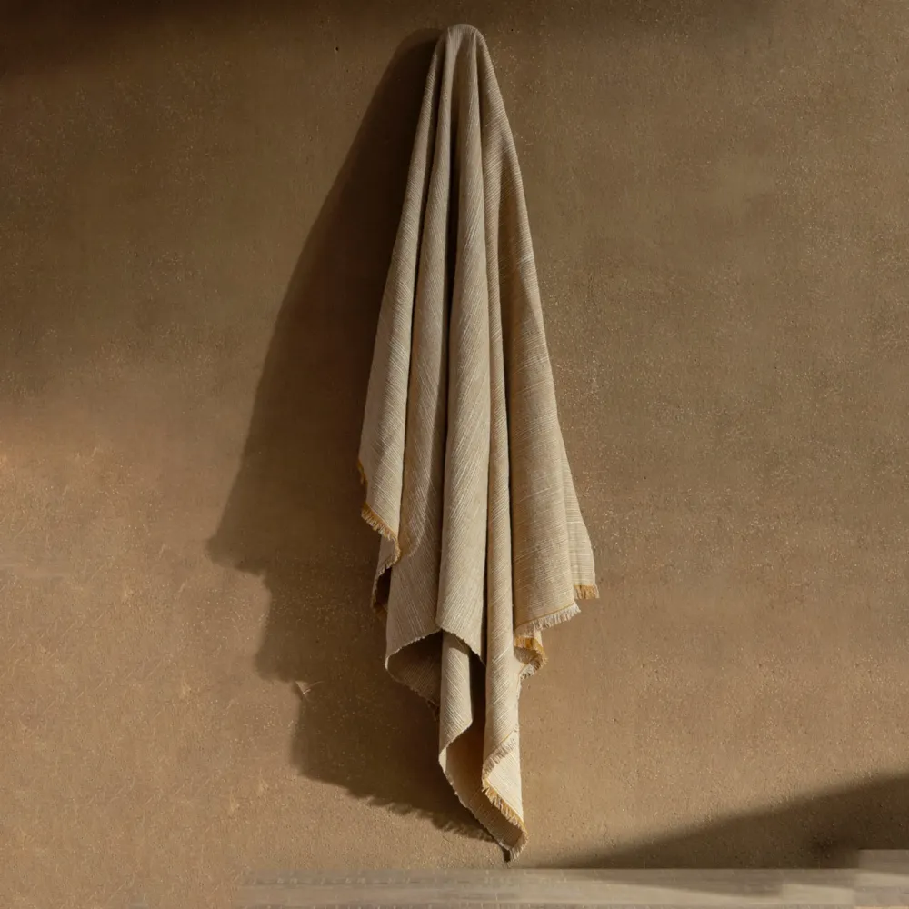 Fabric cushions - SEMA COLLECTION CUSHIONS & BLANKETS IN NETTLE FIBERS - MILLE ET CLAIRE