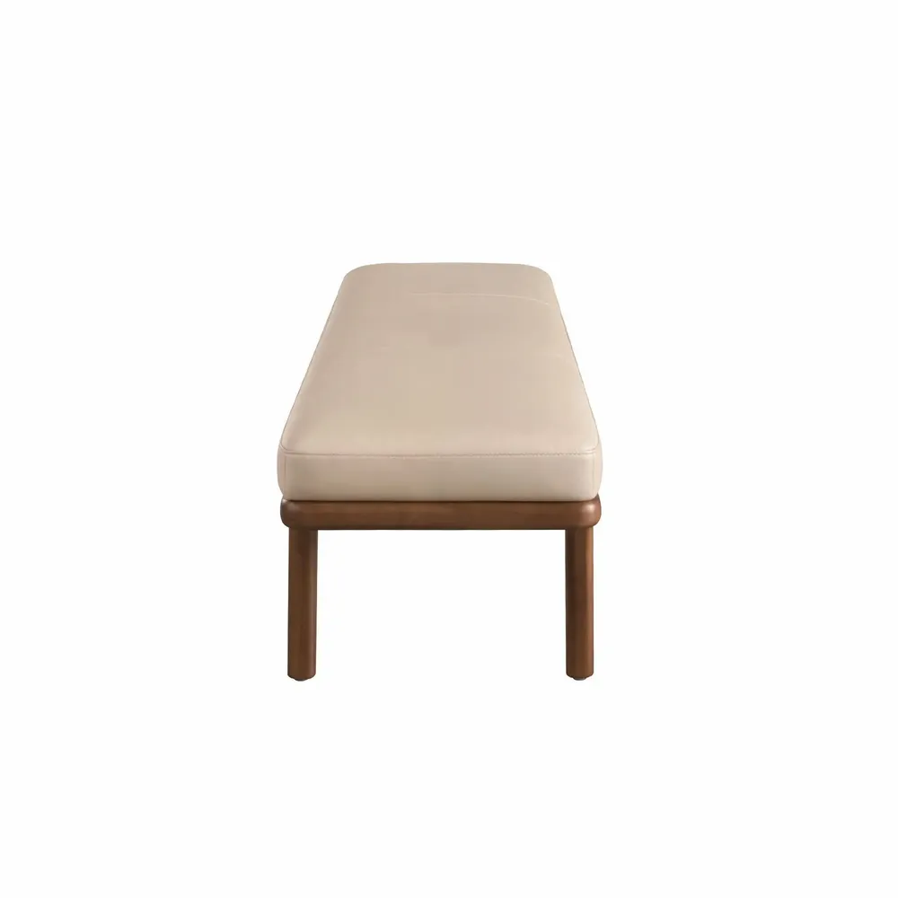 Bancs - Banc en simili cuir vison - ANGEL CERDÁ