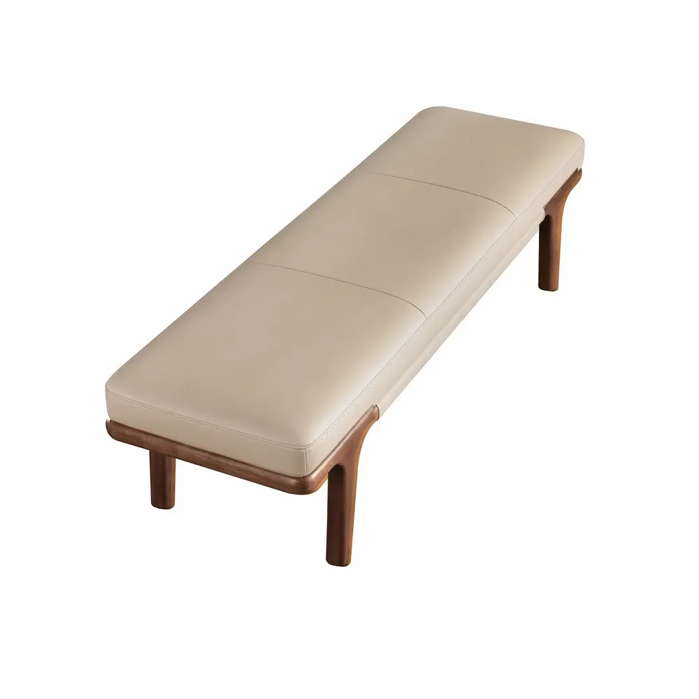 Bancs - Banc en simili cuir vison - ANGEL CERDÁ