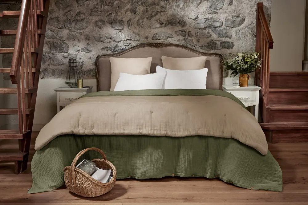 Bed linens - Cotton gauze, my love! - L'EFFET PAPILLON