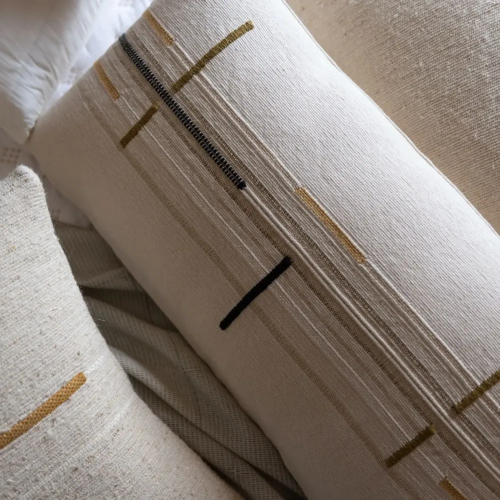 Fabric cushions - NAGA & ORIGAMI ORGANIC COTTON CUSHION COLLECTION - MILLE ET CLAIRE