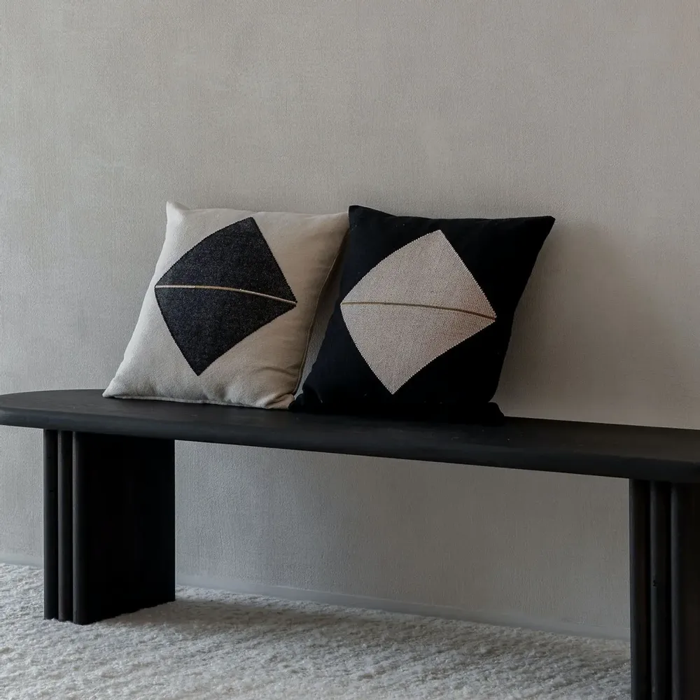Fabric cushions - NAGA & ORIGAMI ORGANIC COTTON CUSHION COLLECTION - MILLE ET CLAIRE