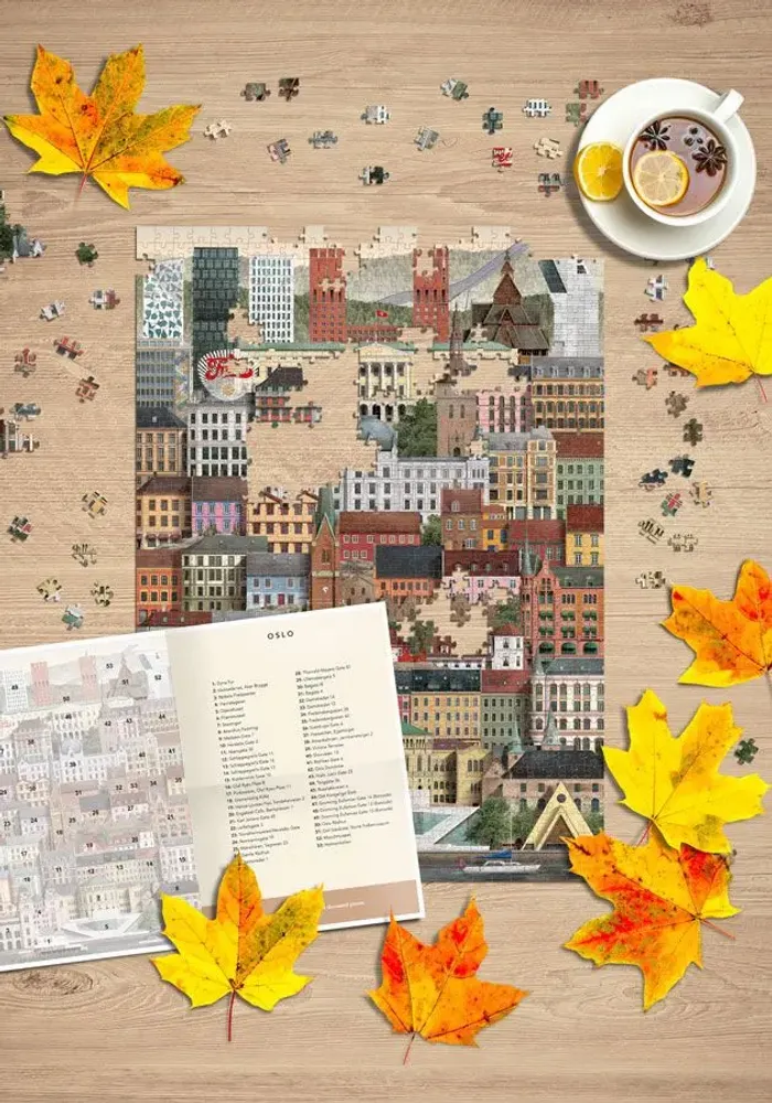 Cadeaux - Puzzle Oslo (1000 pièces) - MARTIN SCHWARTZ