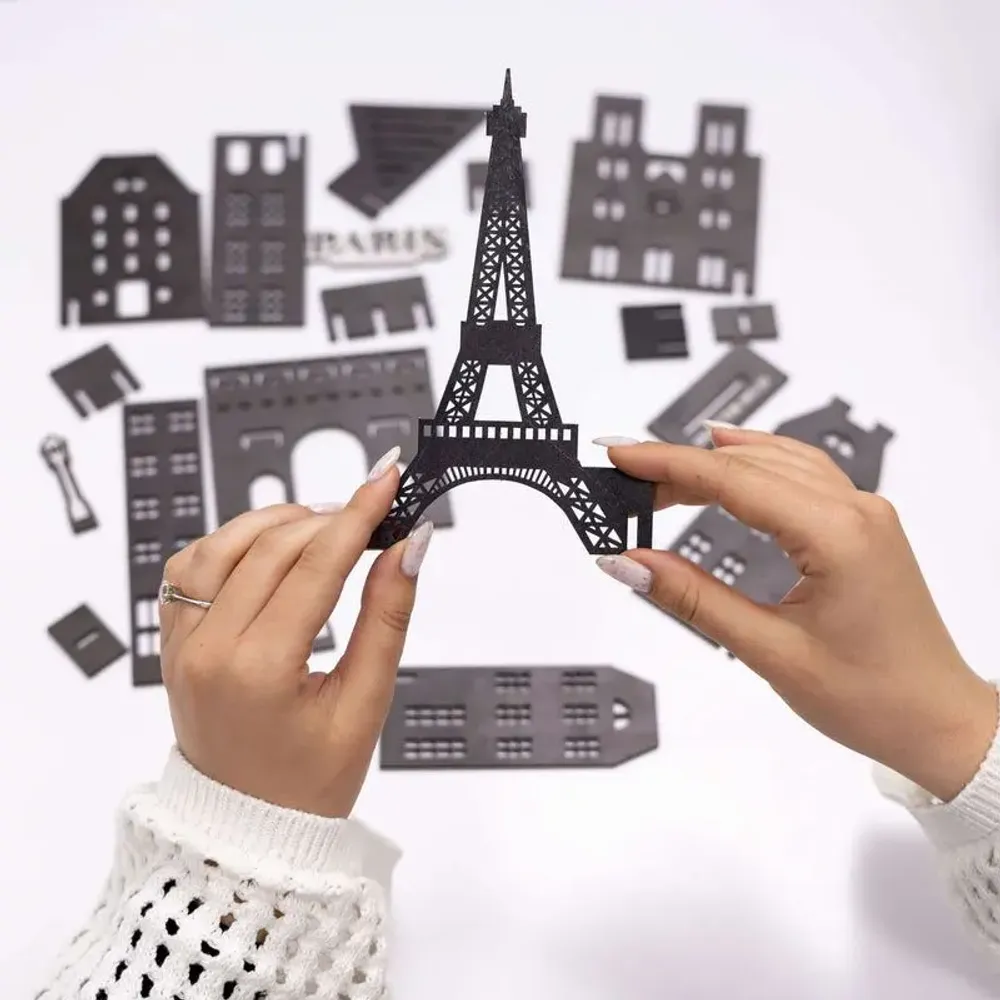 Objets personnalisables - Kit Memory City en bois à faire soi-même - ENJOYTHEWOOD