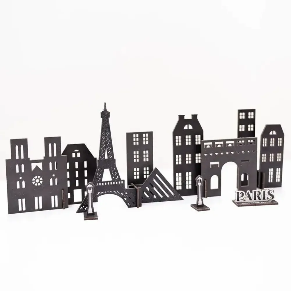 Objets personnalisables - Kit Memory City en bois à faire soi-même - ENJOYTHEWOOD