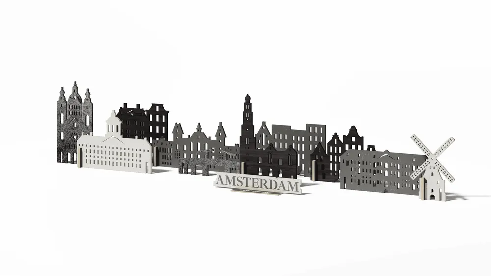 Objets personnalisables - Kit Memory City en bois à faire soi-même - ENJOYTHEWOOD