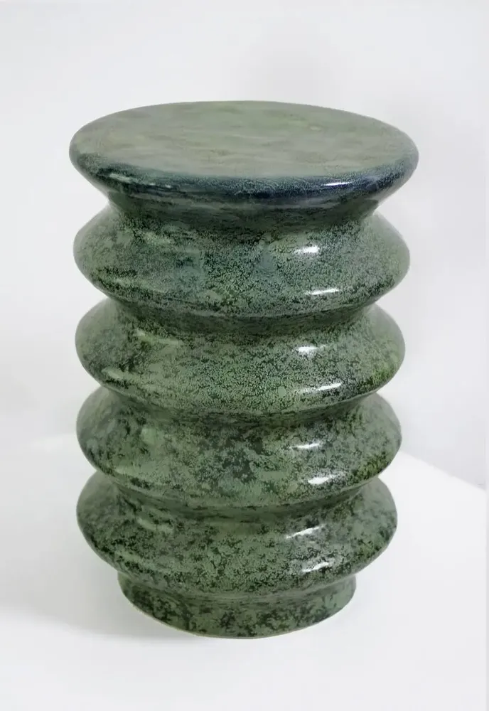 Night tables - CHORNOHORA ceramic coffee table-stool - GALERIE SANA MOREAU