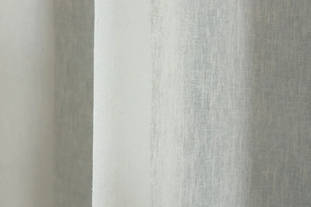 Curtains and window coverings - LINO Wide Width Sheer Curtain - Natural Collar - Grommet Panel - IPC DECO DELL'ARTE