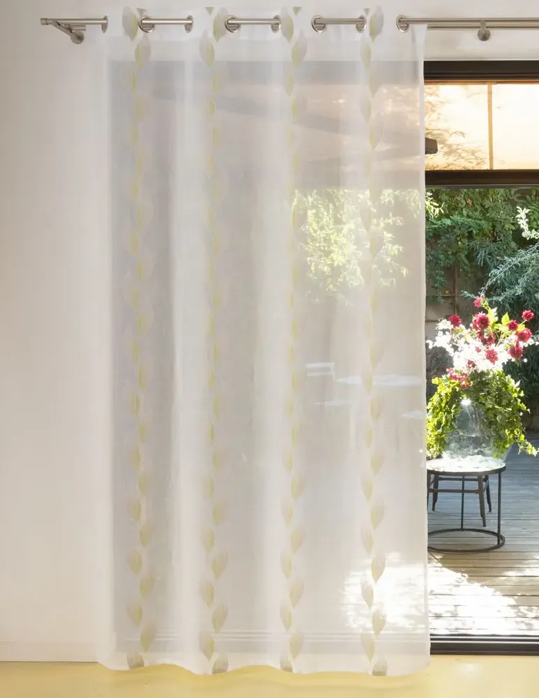 Curtains and window coverings - DENIS Sheer Curtain - Natural - Eyelet panel - 100% pes - 140 x - IPC DECO DELL'ARTE