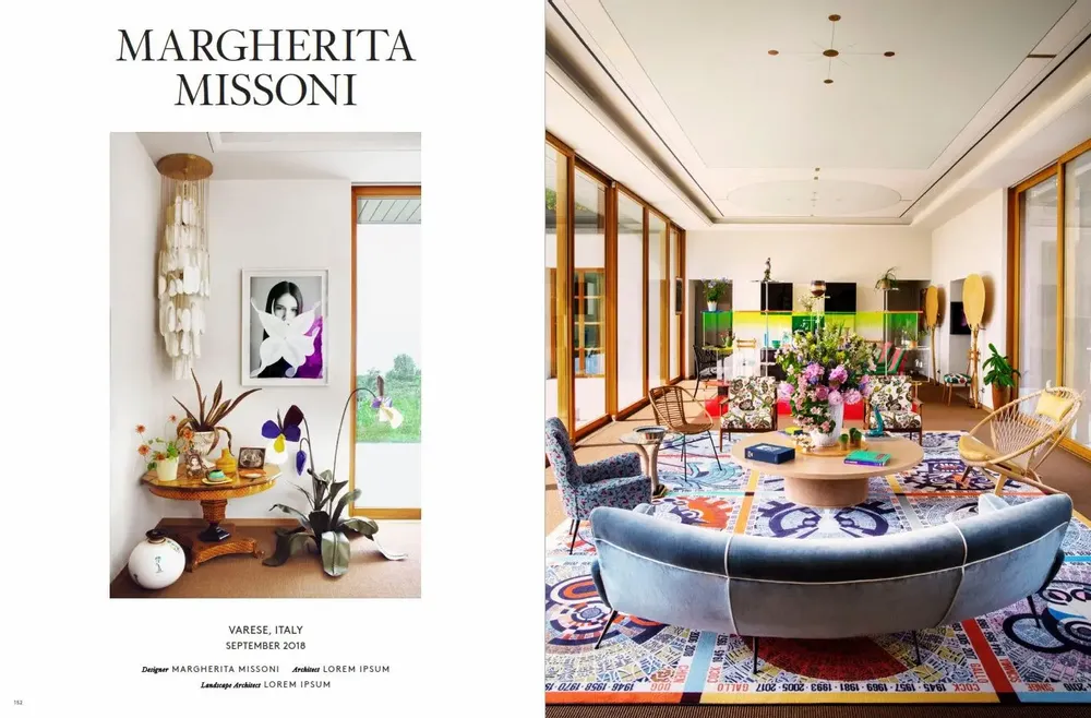 Objets de décoration - La publicité à la maison : Architectural Digest - NEW MAGS