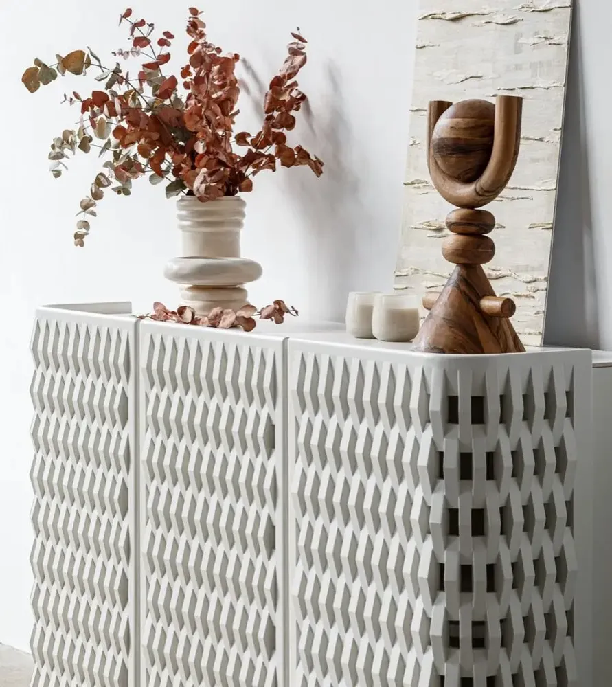 Chests of drawers - CHAIN MAIL III cabinet - GALERIE SANA MOREAU