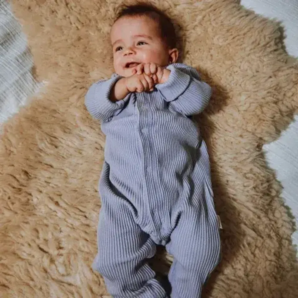 Children's apparel - Lavender gray LINGONBERRY PYJAMAS - POUDRE ORGANIC