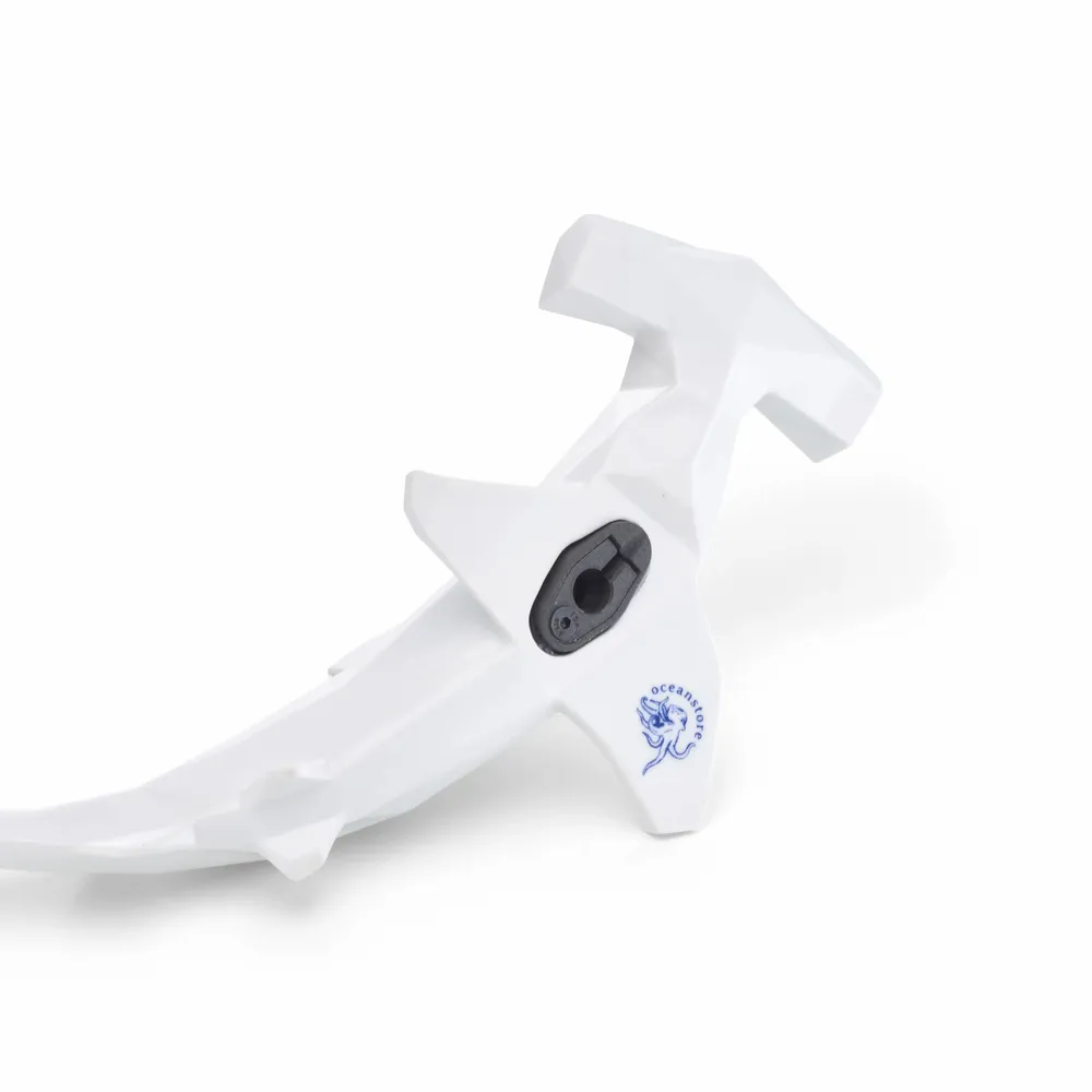 Ensembles muraux - Sculpture en porcelaine – Requin Marteau Blanc - OCEANSTORE DESIGN