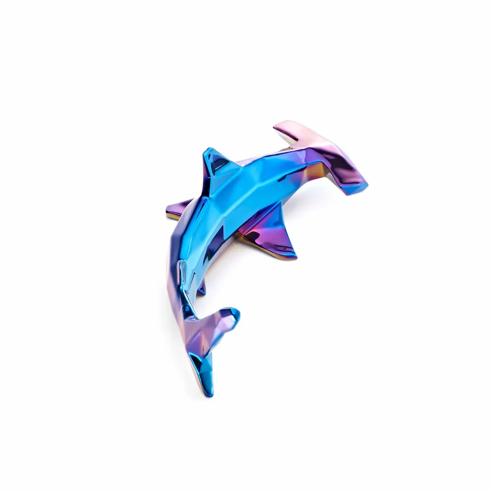 Spas - Sculpture en porcelaine – Requin Marteau Bleu - OCEANSTORE DESIGN