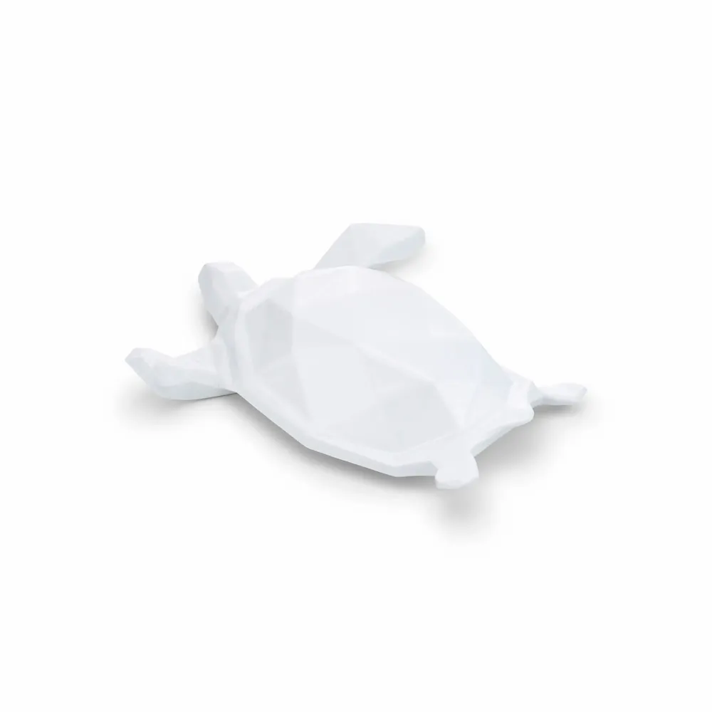 Wall ensembles - Porcelain Turtle Sculpture – White - OCEANSTORE DESIGN