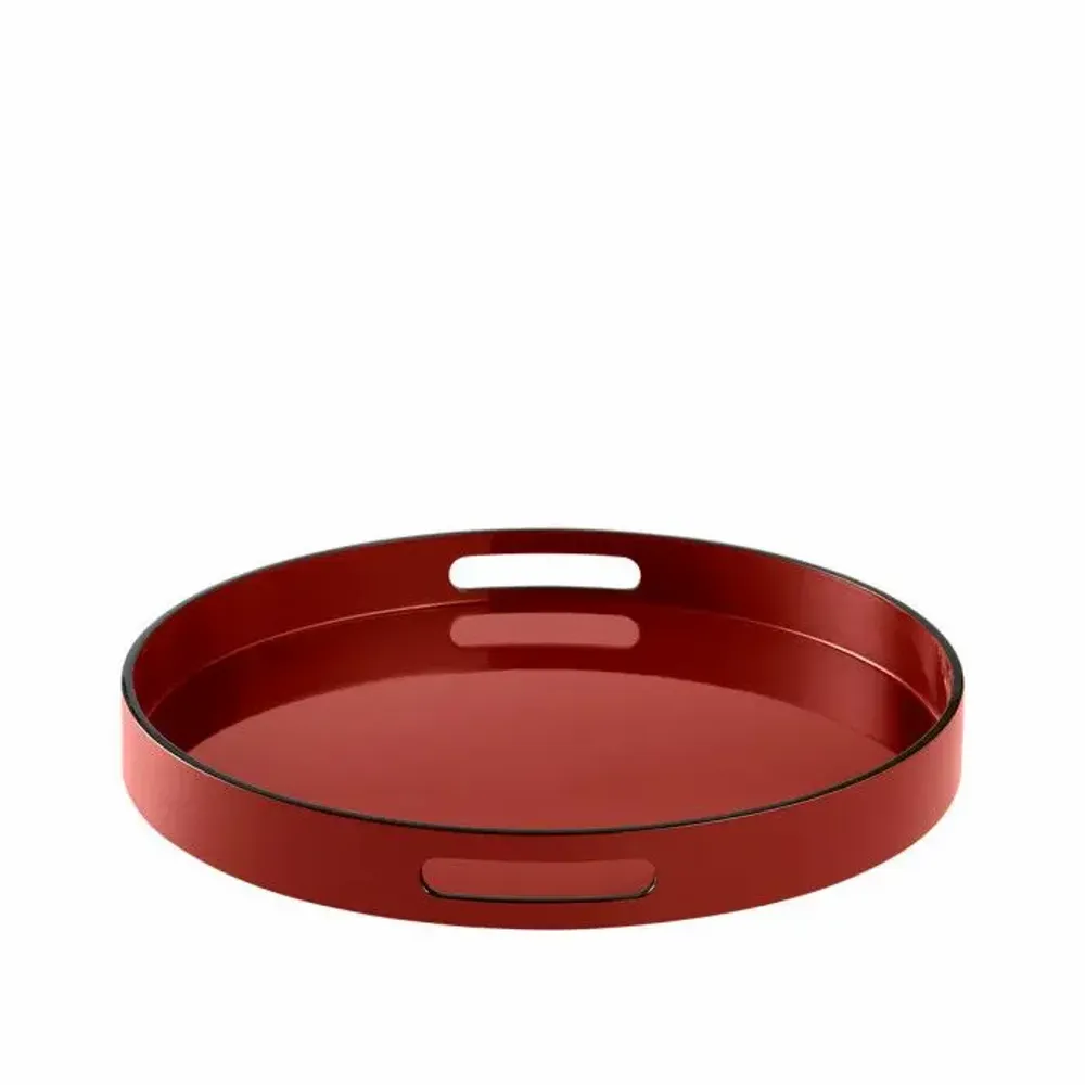 Trays - SIGNATURE round lacquer tray - CFOC