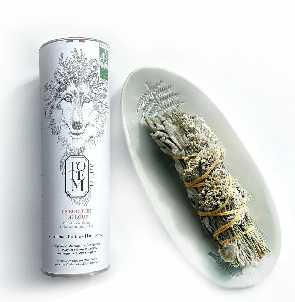 Senteurs - bâton de fumigation bio à la française, le Bouquet du loup - TOTEM NATURE