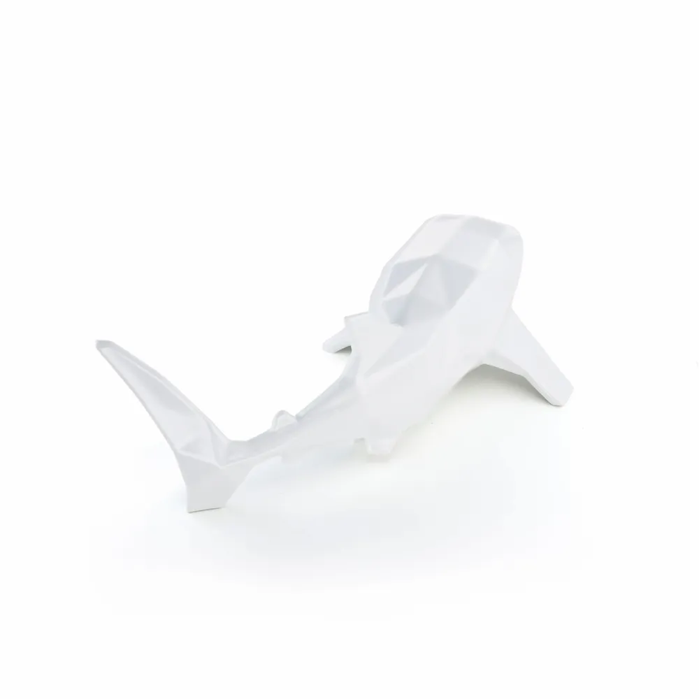 Objets design - Sculpture en porcelaine – Requin-Baleine Blanc - OCEANSTORE DESIGN