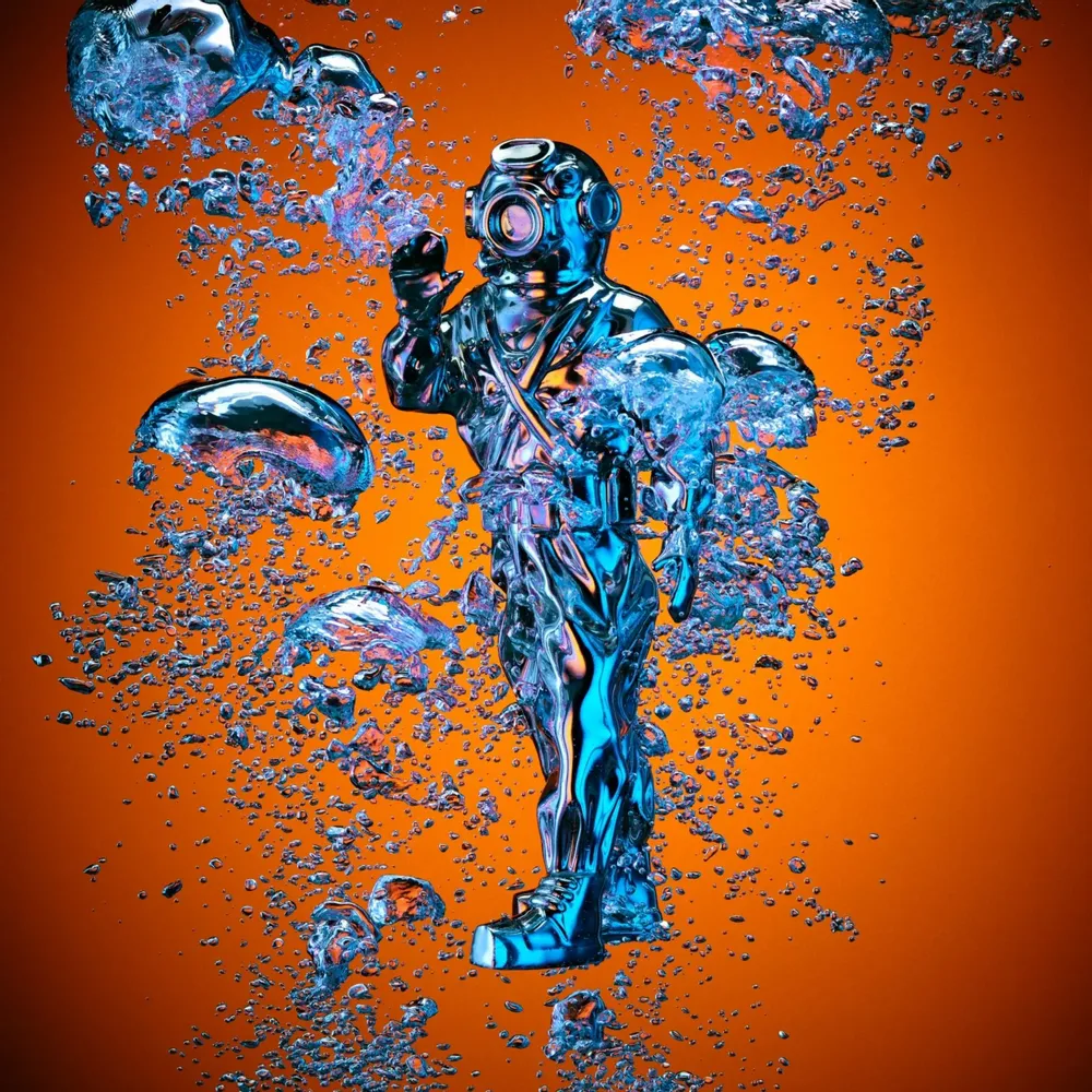 Etagères - Sculpture en porcelaine – Aquanaute Bleu - OCEANSTORE DESIGN