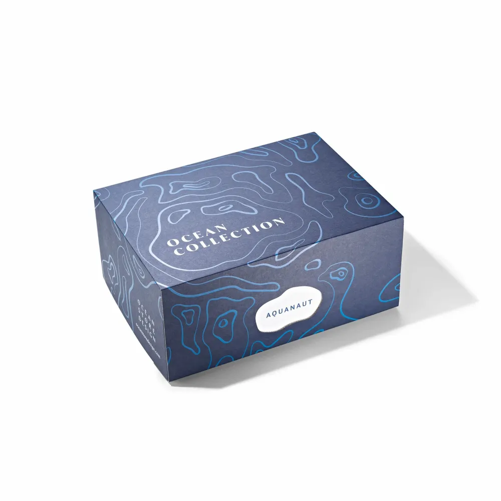 Etagères - Sculpture en porcelaine – Aquanaute Bleu - OCEANSTORE DESIGN