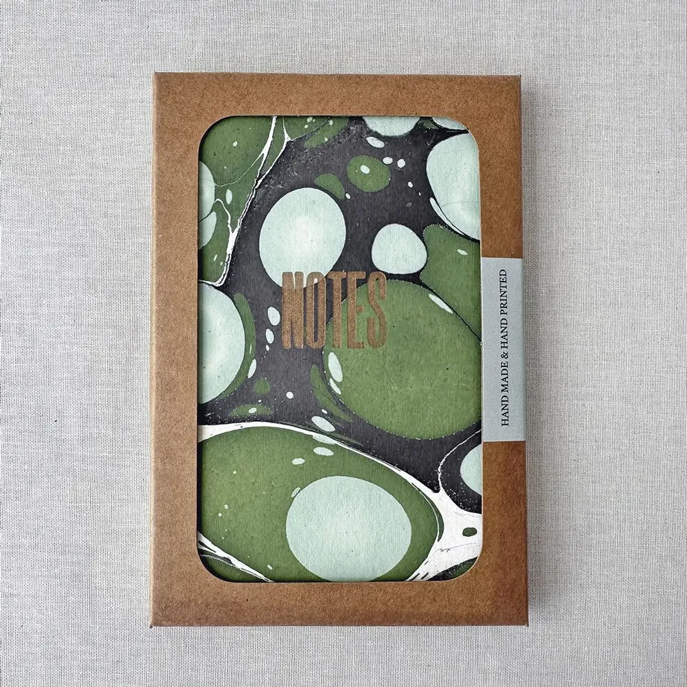 Stationery - Handmade Marbled Notebook - SUKIE