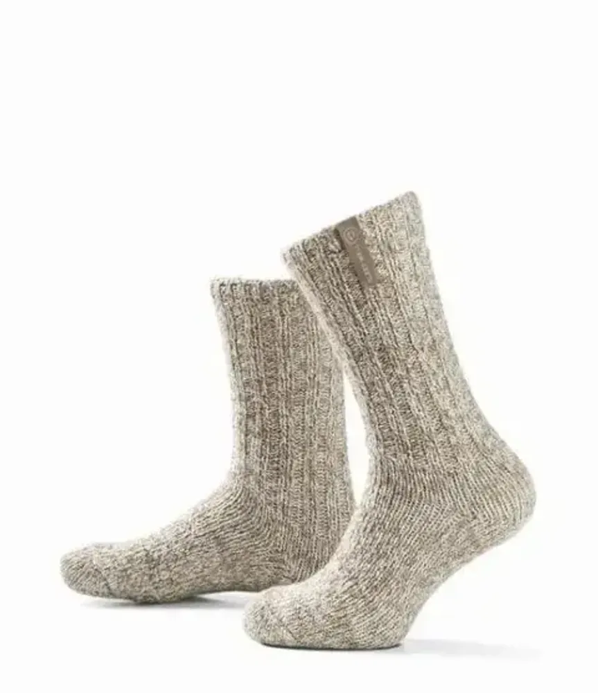Socks - Socks - Originals, SleepWell, medium, beige wool, sleep well taupe, 42-46 - SOXS.CO