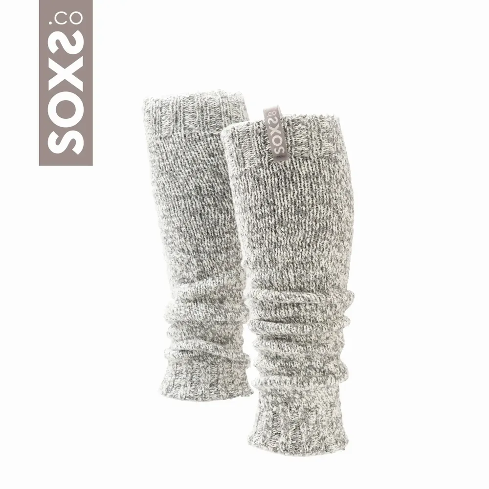 Socks - Originals, arm warmers, grey wool, glacier grey, one size - SOXS.CO