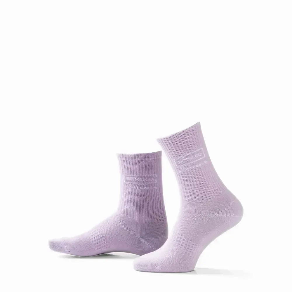 Socks - Socks - Sport, medium, cotton, pastel lilac, 37-41 - SOXS.CO