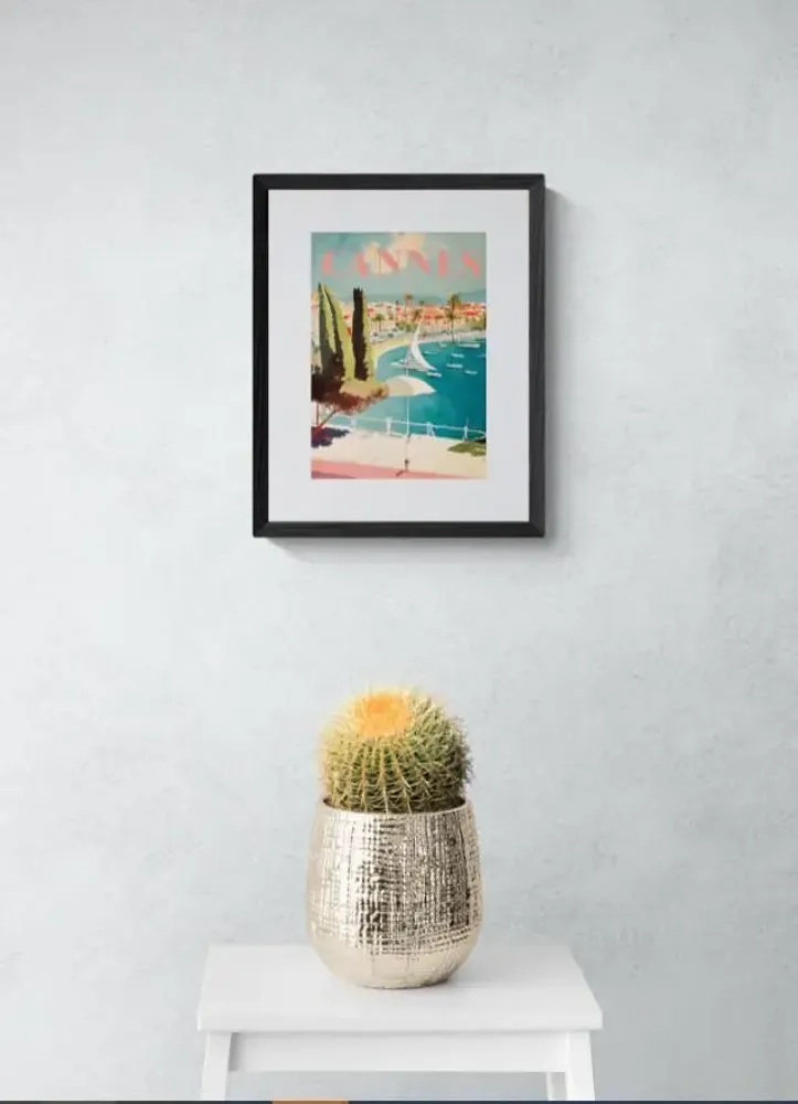 Poster - Fine Art Print cannes Poster - VANTOUR LDA