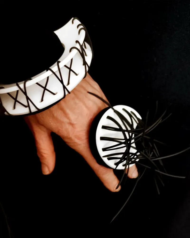Bijoux - CRAFT #F32 | NOIR & BLANC pour toujours - ALEX+SVET