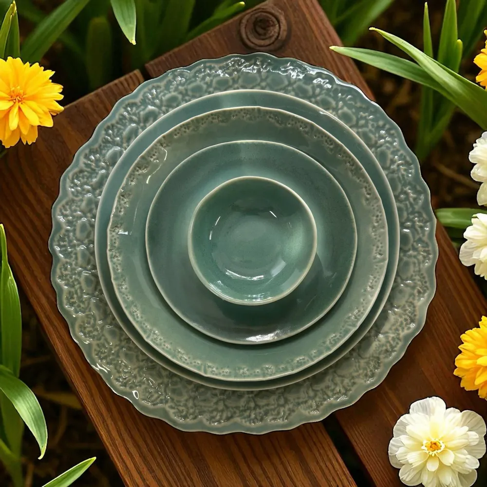 Assiettes au quotidien - Porcelaine - CECILE GASC PORCELAINE