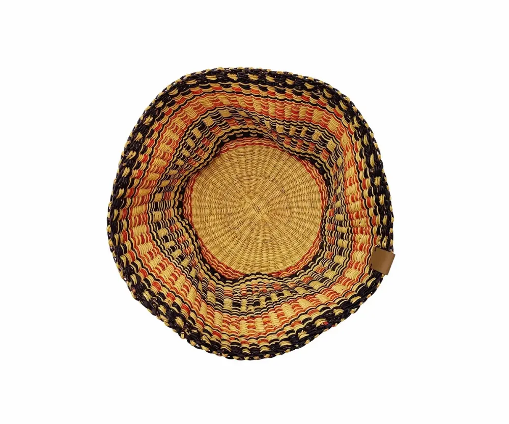 Poubelles pour salle de bain - Panier Sitso Wave petit | Panier de rangement | Sculptur | rouge brun - SOLOKO