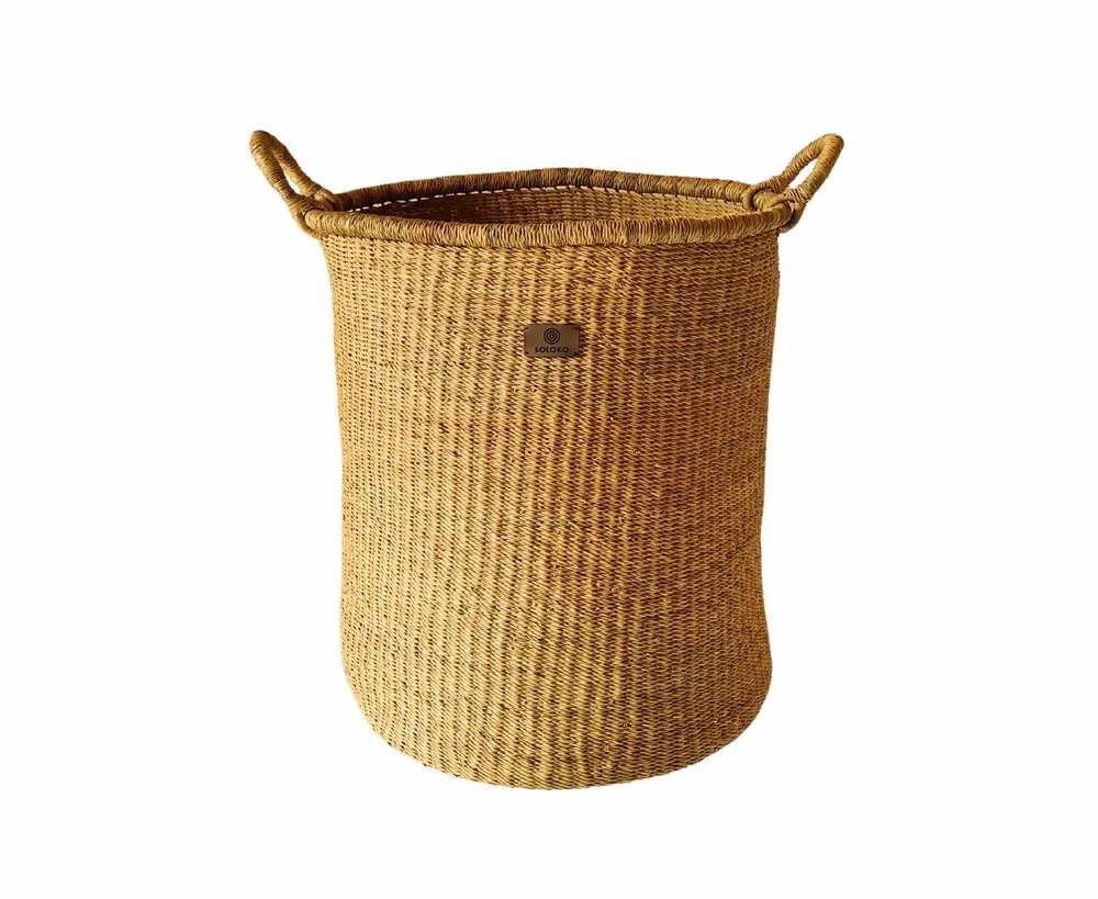 Decorative objects - Enyo Woven Laundry Basket | Storage Basket | Natural - SOLOKO