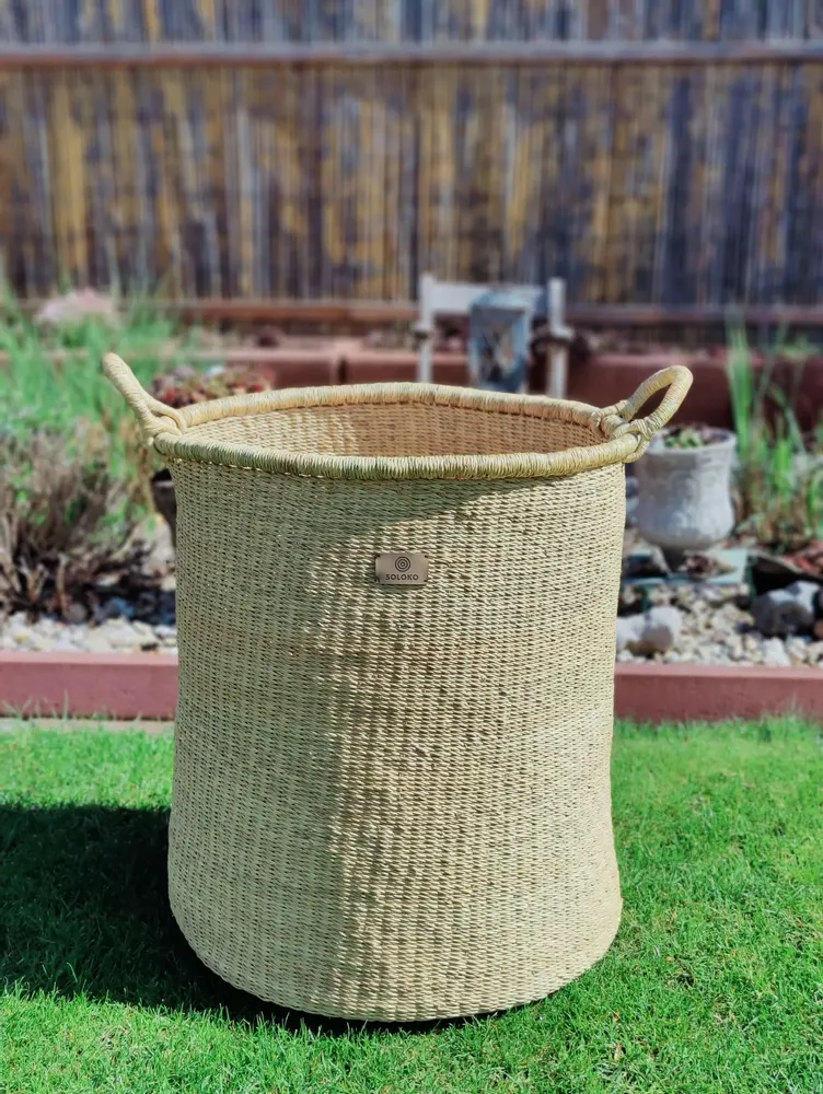 Decorative objects - Enyo Woven Laundry Basket | Storage Basket | Natural - SOLOKO