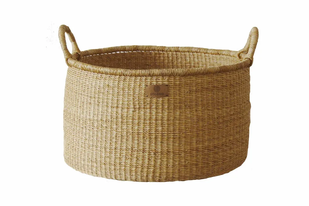Decorative objects - Enyo Storage Basket | Floor Basket | Natural - SOLOKO