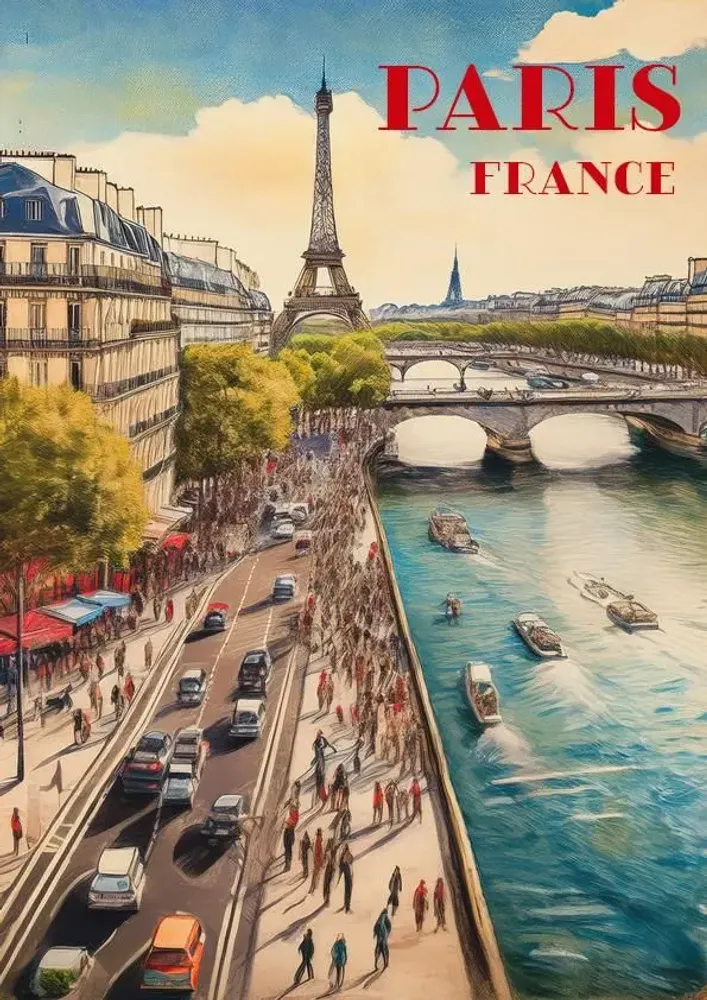 Poster - Paris - VANTOUR LDA