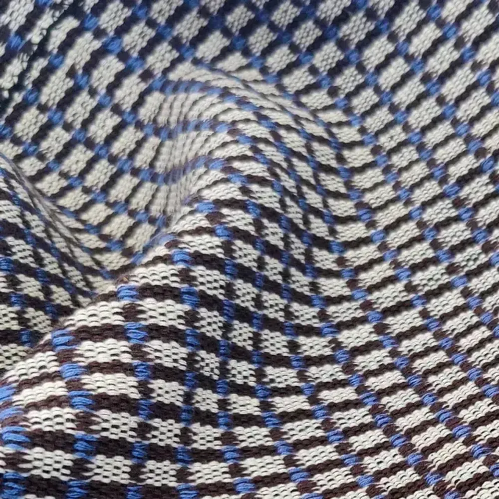 Coussins textile - Housse de coussin tissée à la main | Ability skyblue brown - SOLOKO