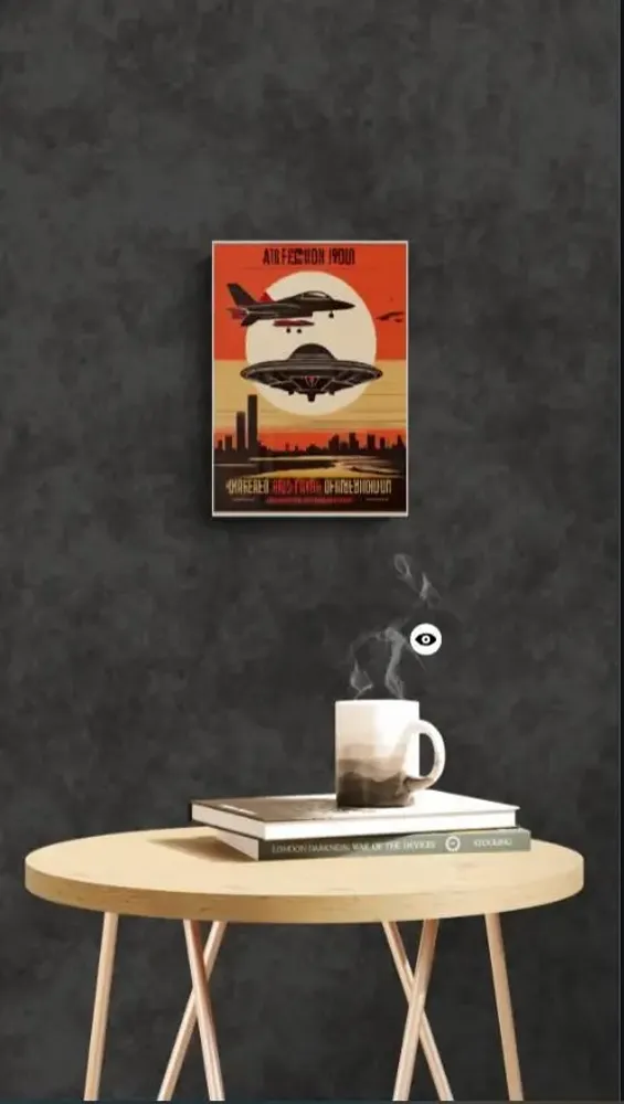 Poster - Avião e UFO - VANTOUR LDA
