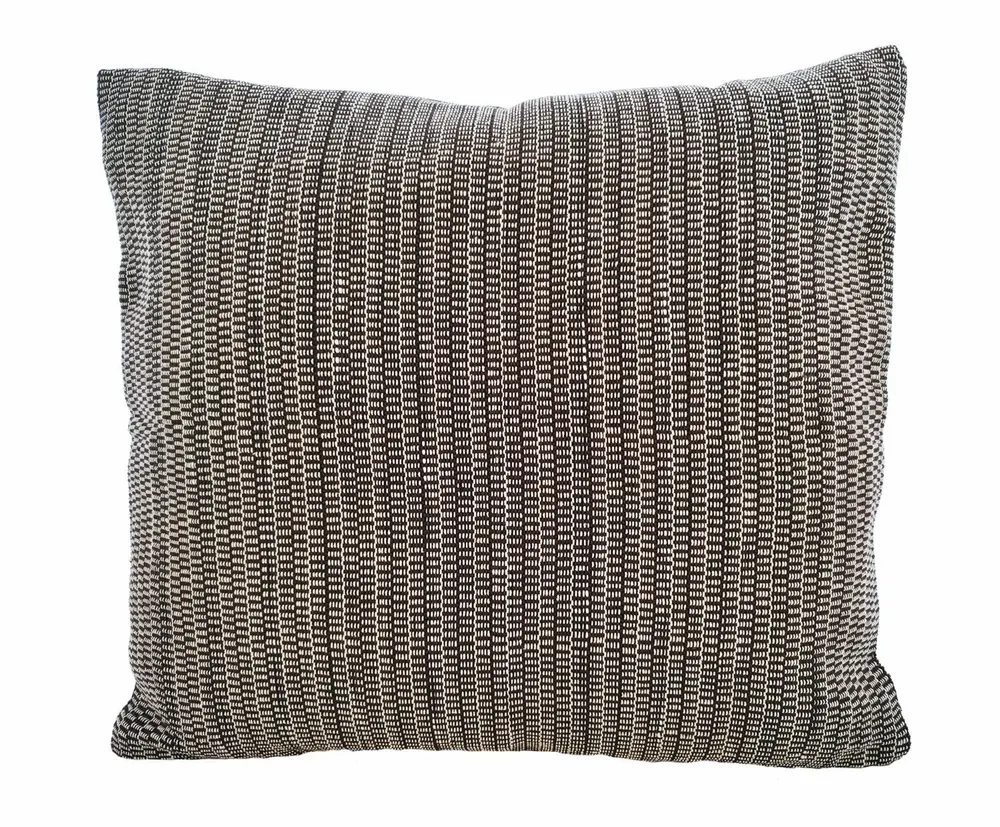 Coussins textile - Housse de coussin tissée à la main | Two is One brun, beige - SOLOKO