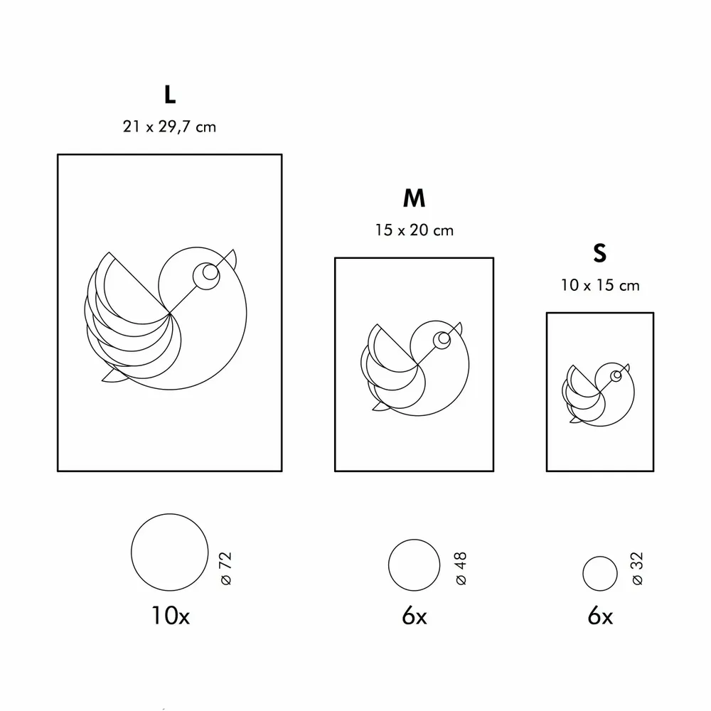 Card shop - BIRD - OISO® creation - OISO