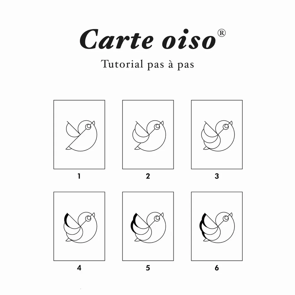 Card shop - BIRD - OISO® creation - OISO