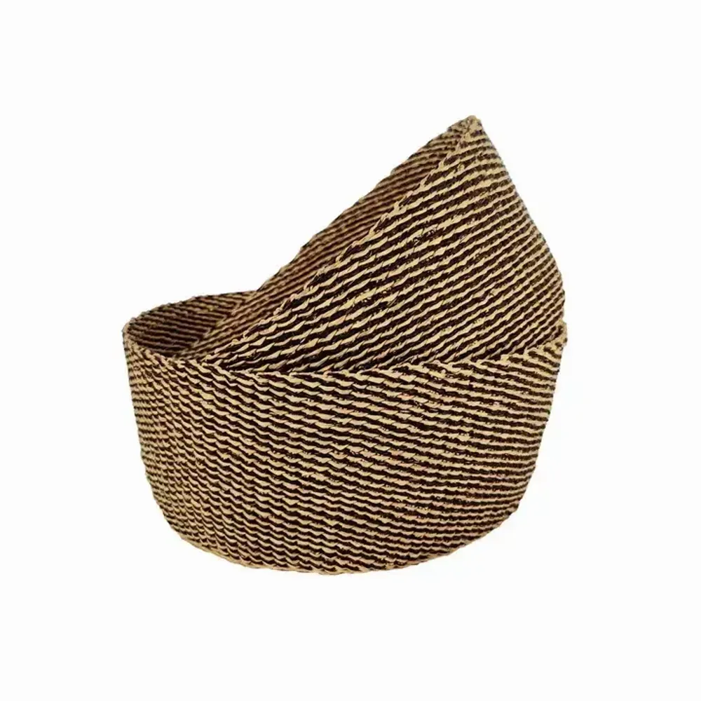 Corbeilles - Venyo High - Panier de table tissé | Panier à fruits + à pain | Bleu - SOLOKO