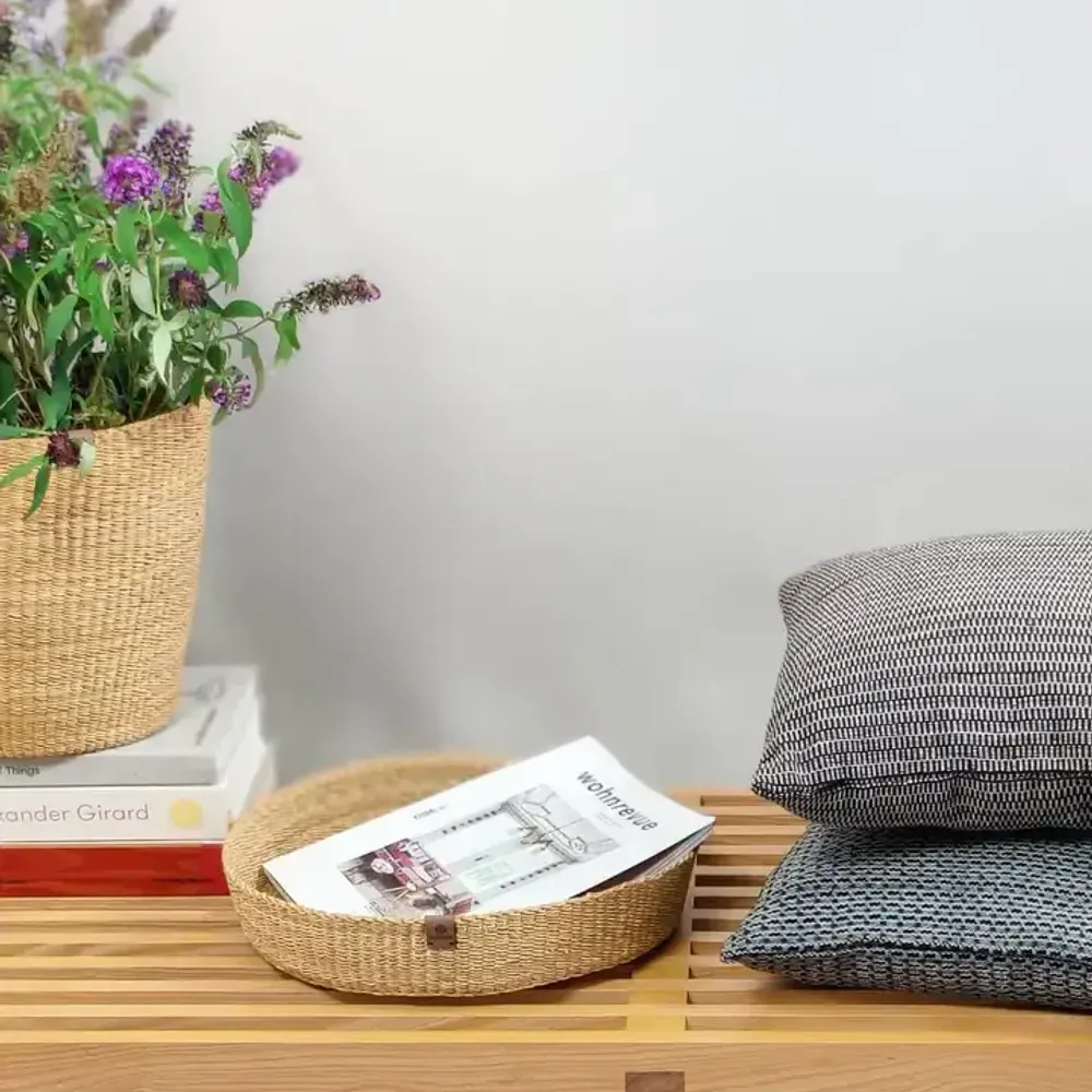 Corbeilles - Venyo Low - Panier de table | Plateau & panier de service | Nature - SOLOKO