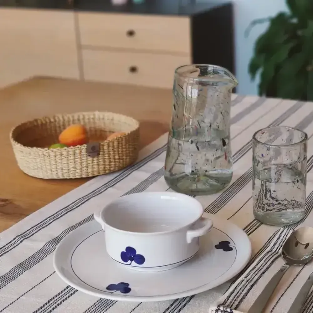 Corbeilles - Venyo Small - Panier de table tissé | Panier de rangement | Nature - SOLOKO