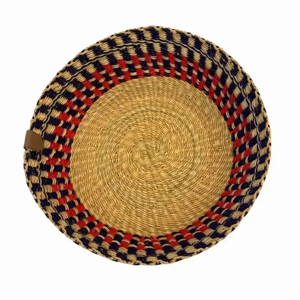 Corbeilles - Venyo Small - Panier de table tissé | Panier de rangement | Rouge - SOLOKO