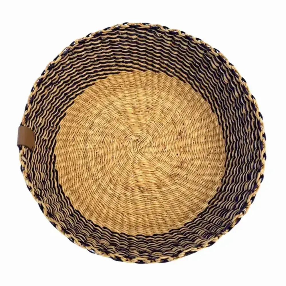 Corbeilles - Venyo Small - Panier de table tissé | Panier de rangement | Blue - SOLOKO