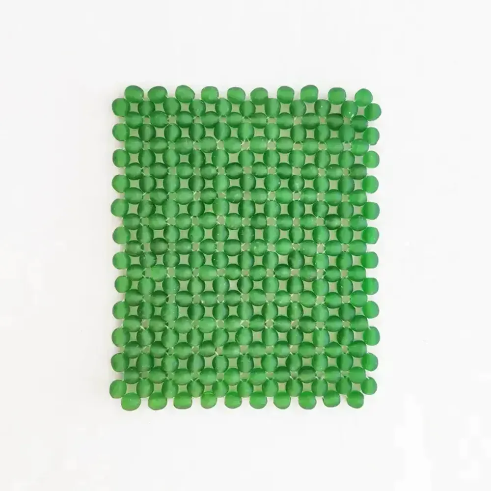 Dessous de plat - Napperon en verre Nunana | Dessous-de-plat | Napperon en Beads | Vert - SOLOKO