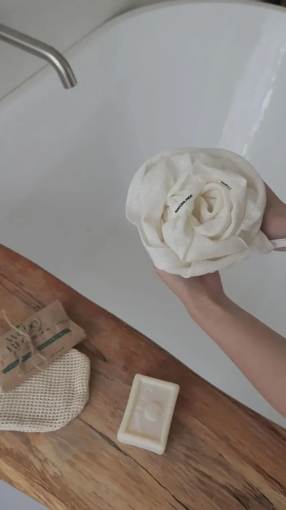 Serviettes de bain - [Dia Lento] Serviette de douche en ramie froissée - SEOUL DESIGN FOUNDATION